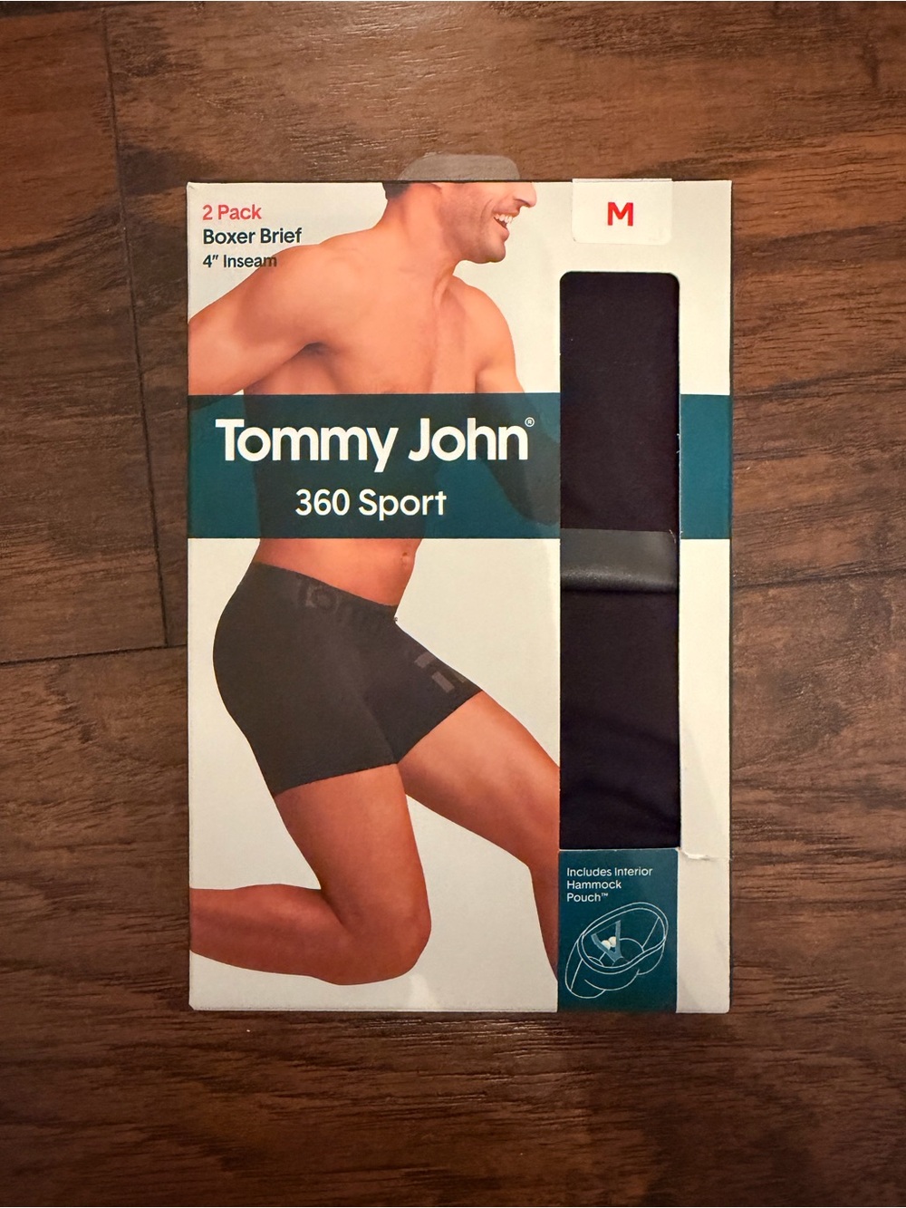 🆕Tommy John 360 Sport Boxer Briefs  2 Pack in Black